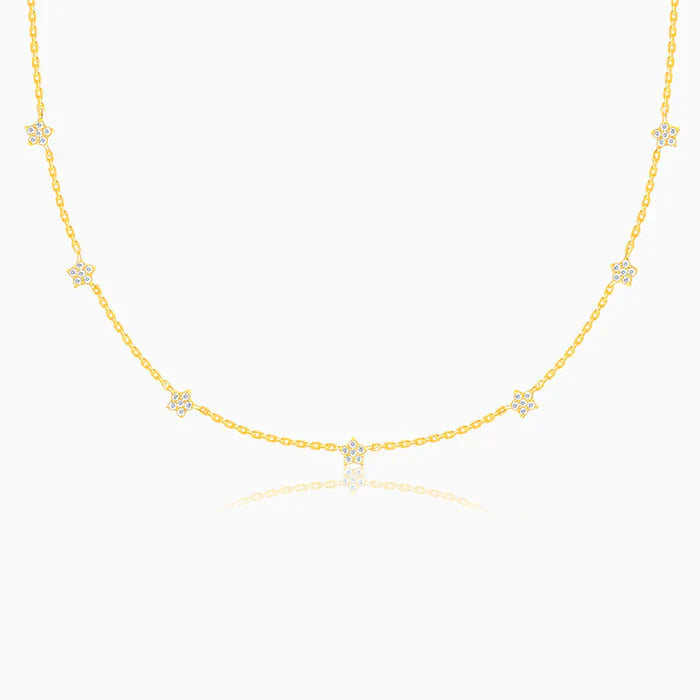 Silver Star Constellation Necklace