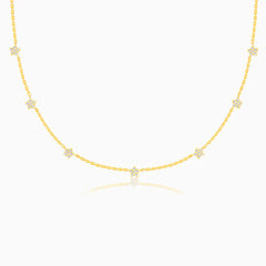 Silver Star Constellation Necklace